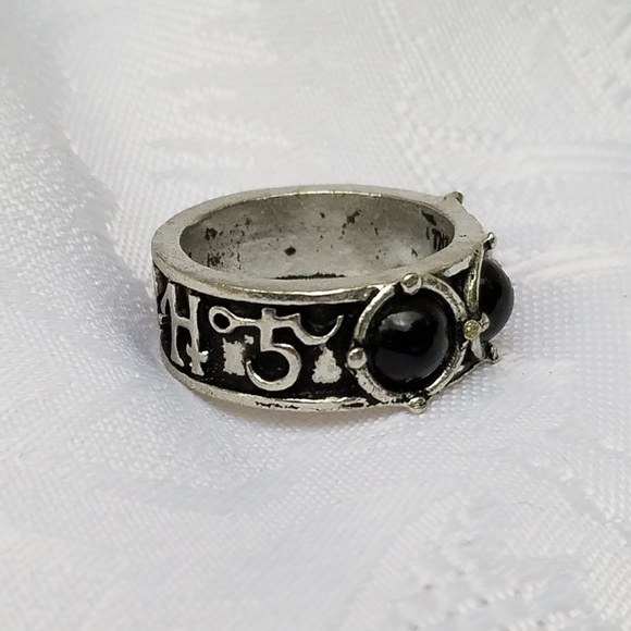 🖤🥀Vintage Alchemy Gothic Necromancer Ring - Picture 2 of 4